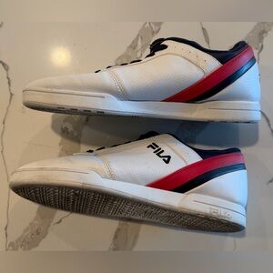 Fila Women's Place-14 White/Fila Navy/Fila Red Sneakers Shoes Size 8